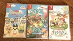 Switch ☆たまごっち☆KOA ☆再開のミネラルタウン 3点まとめ売り