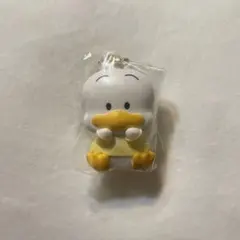 サンリオキャラクターズ　ぺたんこマスコット　teamいえろー　あひるのぺっクル