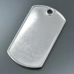 磨き済/良品 GUCCI ペンダントトップ SV 925 ドッグタグ プレート 