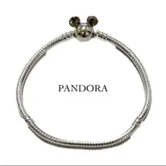 PANDORA シルバーブレスレット19cm ミッキー型ブレス - メルカリ