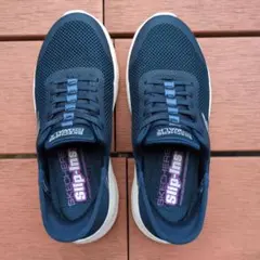 おまけ付き　SKECHERS GO WALK スリップインズ ネイビー23.5のサムネイル