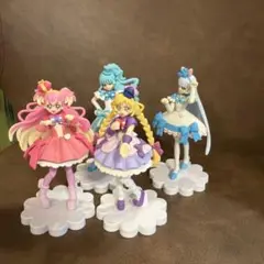 わんだふるふりきゅあ　フィギュア4体