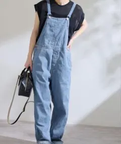 美品　フレームワーク　デニムデライト デニムオーバーオール M