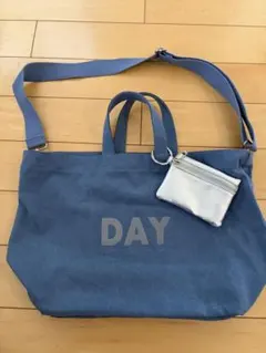 BIRTHDAY BAR 2WAY ショルダーバッグ ブルーのサムネイル