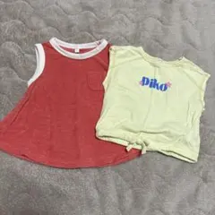 ノースリーブ2点セット80cm