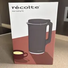 新品未使用　レコルト 自動調理ポット RSY-2 ブラック ノベルティ付き】レコルト 自動調理ポット ／ ナチュラル