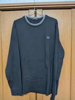 【Fred Perry】 長袖Tシャツ Lサイズ ブラック M9602シリーズ