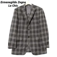 Le Chic エルメネジルドゼニア リネン混生地 テーラードジャケット 美品
