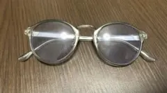 カラーレンズ　伊達メガネ