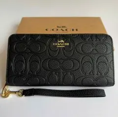 新品未使用 COACH コーチ 長財布 アウトレット C3548 ブラック - メルカリ