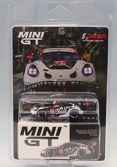 MINI GT 1/64 ポルシェ 911 GT3 R #77 ブリスターパックのサムネイル