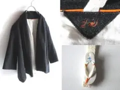 vm ウールヘリンボーン ボレロショートコート 0 日本製 パラスパレス取扱