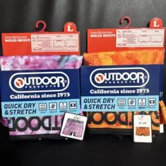OUTDOOR PRODUCTS ボクサーパンツ Lサイズ さくら・ガーベラ柄