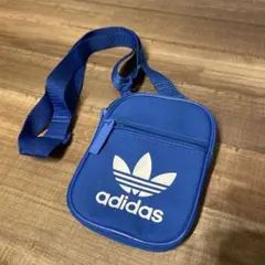 adidas ショルダーバッグ ブルーのサムネイル
