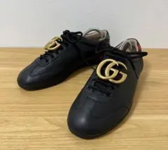 GUCCI レザー エースストラップ スニーカー イタリア製 - メルカリ