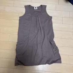 Bou Jeloud ノースリーブ チュニック ブラウン