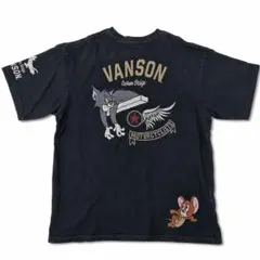 VANSON×トムとジェリー TOM&JERRY 刺繍 Tシャツ　XLのサムネイル