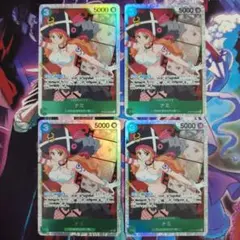 ナミ SR OP02-036 4枚セット 頂上決戦