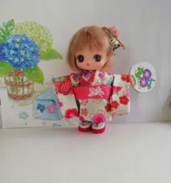 ぷちリカちゃん服 着物 振袖 3着 草履 髪飾り - メルカリ