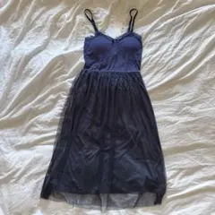 LIPS and HIPS インナーキャミソール　チュール　キャミワンピース