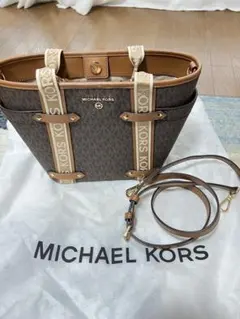 MICHAEL KORS ブラウン トートバッグ