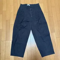③remer スラックス ワイドパンツ ブラックのサムネイル