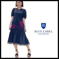 【エリア限定】ブルーレーベルクレストブリッジ☆ハートネックポンチワンピース
