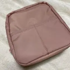 Nx_さん専用無印良品　ナイロンメイクポーチ　ピンクベージュ