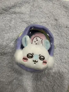 ももんが　窓付きおかお　ミニポーチ