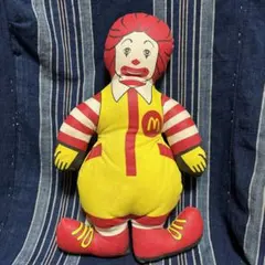 80s mcdonald's ドナルド ぬいぐるみ