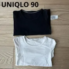 ヒートテック　長袖シャツ　2枚セット（黒・白）