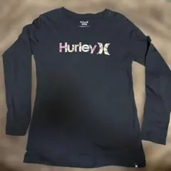 Hurley 長袖Tシャツ フローラルロゴ ブラック Mのサムネイル
