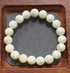 マザーオブパール　10mm 内径16.5cm ブレスレット　新品未使用