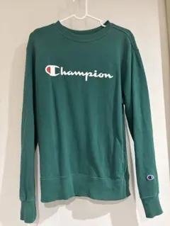Champion グリーン スウェット M