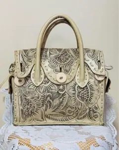 グレースコンチネンタル カービングトライブス マエストラS ハンドバッグ　袋あり