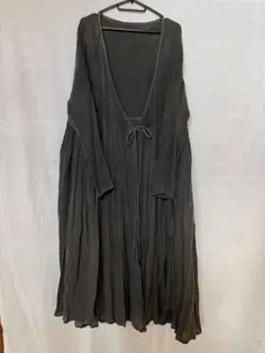 ガーゼカシュクールドレス　アナンダマイドラボラトリウム