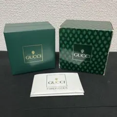 GUCCI 緑色 小型箱　グッチ　保管箱　外箱　箱のみ　ワランティカード