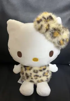 ハローキティ ヒョウ柄ドール BIG ヒョウ柄 ぬいぐるみ