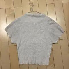 ZARA 半袖Tシャツ　白　ワッフル