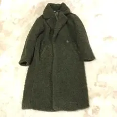 ZARA ダブルブレストテディベアコート　レディース