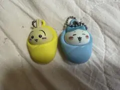 ちいかわ ハチワレ うさぎ おくるみ マスコット2個セット