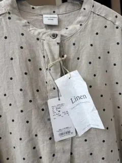 アーバンリサーチ　リネン100%ドットワンピース