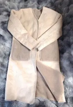 値下げA DAY IN THE LIFE ムートン × ボア リバーシブルコート