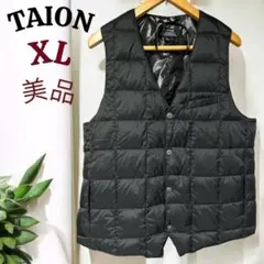 Taion インナー ダウンジレXL収納袋付き