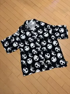 ナイトメアビフォアクリスマス　ジャックスケリントン半袖シャツL