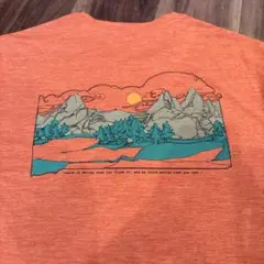 パタゴニア キャプリーンクールデイリー M LFCX オレンジ 45385