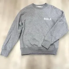 美品　スピックアンドスパン バックロゴスウェット グレー 2023年モデル