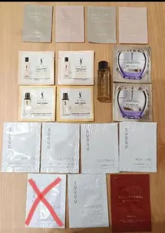 YSL(ピュアショット)・ SUQQU・ LANCOME 他 サンプルセット