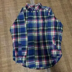 Ralph Lauren 長袖チェックシャツ 120cm