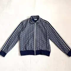 LACOSTE 幾何学模様 ブラックジャージ US L - メルカリ